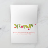 メリークリスマスグリーティングカード シーズンカード (内部)