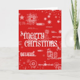 メリークリスマスグリーティングカード シーズンカード