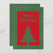 メリークリスマスグリーティングカード シーズンカード (正面/裏面)