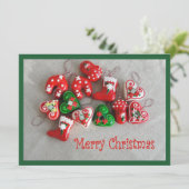 メリークリスマスグリーティングカード シーズンカード (スタンド正面)