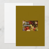 メリークリスマスグリーティングカード シーズンカード (正面/裏面)