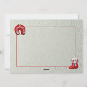 メリークリスマスグリーティングカード シーズンカード (裏面)