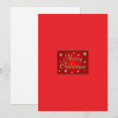 メリークリスマスグリーティングカード シーズンカード (正面/裏面)