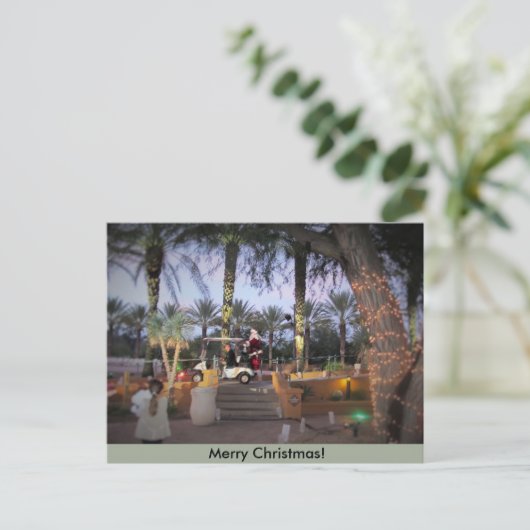 メリークリスマスグリーティングカード シーズンポストカード (スタンド正面)