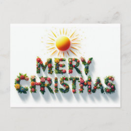 メリークリスマスグリーティングカード ポストカード