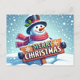 メリークリスマスグリーティングカード ポストカード