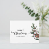 メリークリスマスグリーティングクリスマスカード シーズンポストカード (スタンド正面)