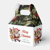 メリークリスマスグリーティングサンタ フェイバーボックス (正面サイド)