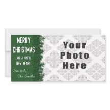 メリークリスマスグリーンの雪片