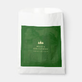 メリークリスマスグリーンカスタム フェイバーバッグ (正面)
