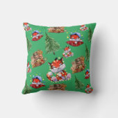 メリークリスマスグリーンホリデー クッション (裏面)