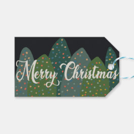 メリークリスマスグリーン ギフトタグ