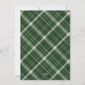 メリークリスマスグリーン シーズンカード (裏面)