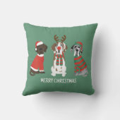 メリークリスマスグレート・ダン・ドッグ クッション (裏面)