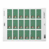 メリークリスマスグレート・ダン・ドッグ ラベル (フルシート)