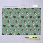 メリークリスマスグレート・ダン・ドッグ 薄葉紙 (クラフト)