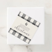 メリークリスマスグレーバッファロープレイド フェイバータグ (インサイチュ)