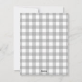 メリークリスマスグレープレイドホリデーフォトカード シーズンカード (裏面)