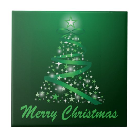 メリークリスマスグローツリー タイル (正面)