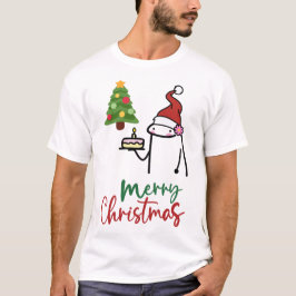 メリークリスマスケーキ Tシャツ