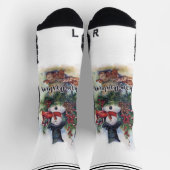 メリークリスマスケースメイト ソックス (上部)