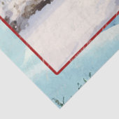 メリークリスマスケープコッドハウス雪の木 薄葉紙 (詳細)