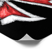 メリークリスマスコケットボウクリスマスパジャマスファミリーM ポスター (角)