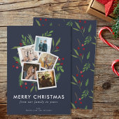 メリークリスマスコラージュカスタムホリモダンー シーズンカード