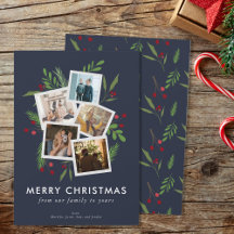 メリークリスマスコラージュカスタムホリモダンー