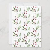 メリークリスマスコラージュカスタムホリモダンー シーズンカード (裏面)