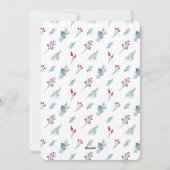 メリークリスマスコラージュ4写真 シーズンカード (裏面)