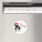 メリークリスマスコルギサンタ マグネット (インサイチュ (食洗機))