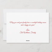 メリークリスマスコルギ木の下の美しい犬 シーズンカード (裏面)