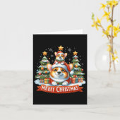 メリークリスマスコルグマスコルギドマッチングクリスチム カード (黄色い花)