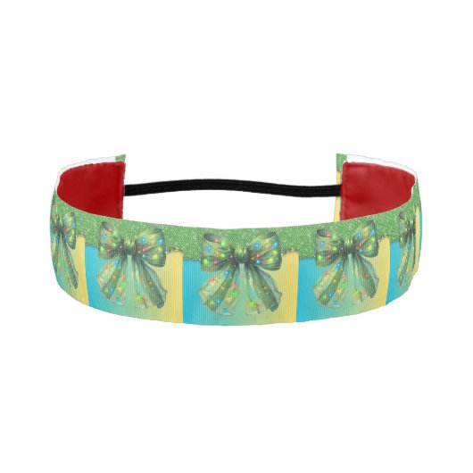 メリークリスマスコロッケボーディグクリスマスセーター アスレチックヘッドバンド (正面)
