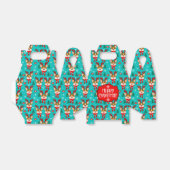 メリークリスマスコーギードッグお菓子箱 フェイバーボックス (折り畳みなし)