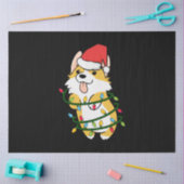 メリークリスマスコージクリスマスツリーライト 薄葉紙 (クラフト)