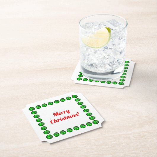 メリークリスマスコースター ペーパーコースター (インサイチュ)