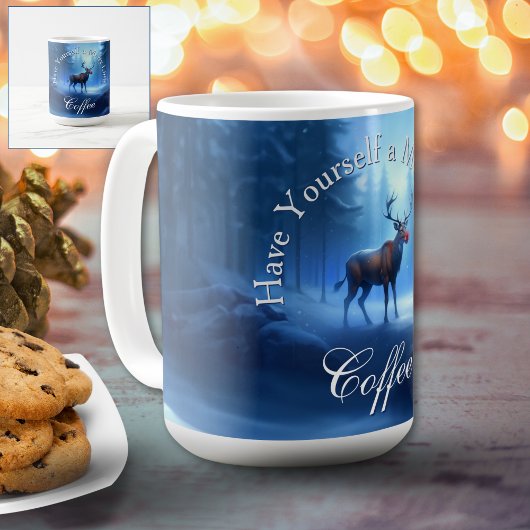 メリークリスマスコーヒーをお楽しみください コーヒーマグカップ