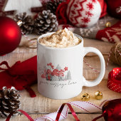 メリークリスマスコーヒーマグパーソナライズされたギフト コーヒーマグカップ