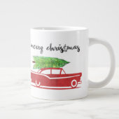 メリークリスマスコーヒーマグレトロ ジャンボコーヒーマグカップ (右)