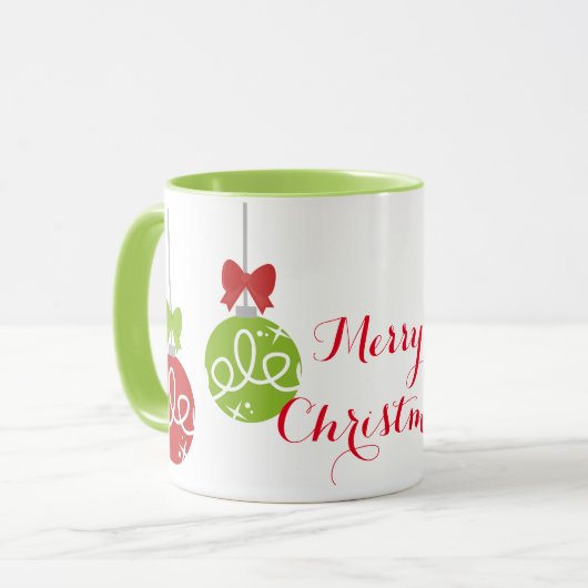 メリークリスマスコーヒーマグ マグカップ (正面左)