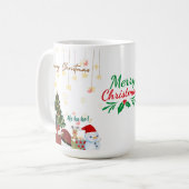 メリークリスマスコーヒー コーヒーマグカップ (正面左)