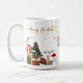メリークリスマスコーヒー コーヒーマグカップ (左)