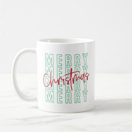 メリークリスマスコーヒー | 祝祭のホリデー コーヒーマグカップ