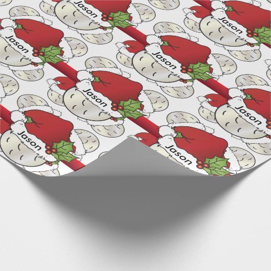 メリークリスマスゴルフボール | DIY名 ラッピングペーパー (角)