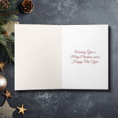 メリークリスマスゴールデンを跳び上げる女と馬 シーズンカード