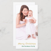 メリークリスマスゴールデンスピルクル シーズンカード (正面/裏面)