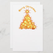 メリークリスマスゴールデンツリーサンダー_コーブ 便箋 (正面/裏面)