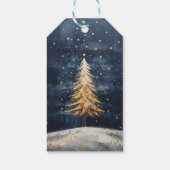 メリークリスマスゴールデンツリー ギフトタグ (裏面)